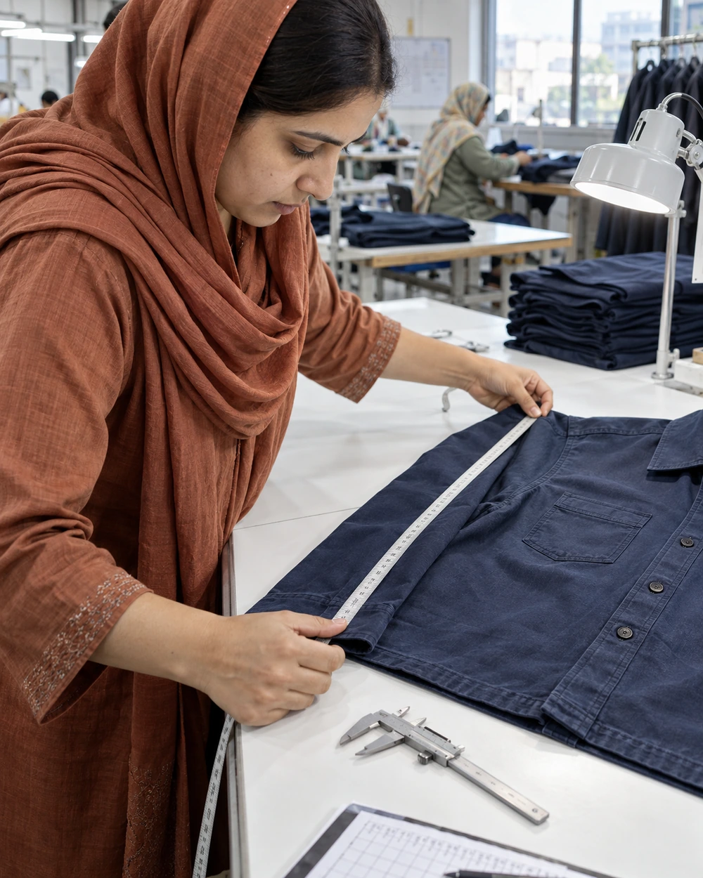 Quality is controlled throughout production — not only at the end.